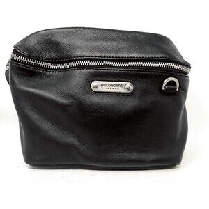 Bolongaro Trevor Faux Leather Bum Bag Waist/Hip Pack, Black - London Fashion
